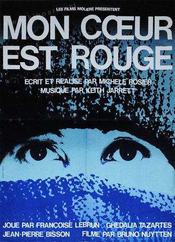Cartel de Mon cœur est rouge