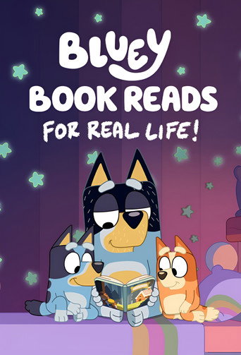 Cartel de Bluey Book Reads