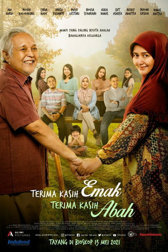 Cartel de Terima Kasih Emak Terima Kasih Abah