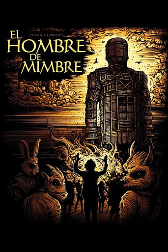 Cartel de El hombre de mimbre