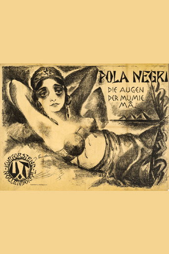 Cartel de Los ojos de la momia
