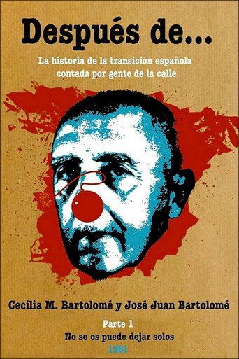 Cartel de Después de… Primera parte: no se os puede dejar solos