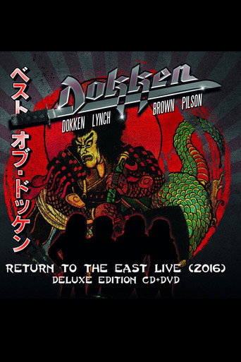 Cartel de Dokken: Return to the East Live 2016