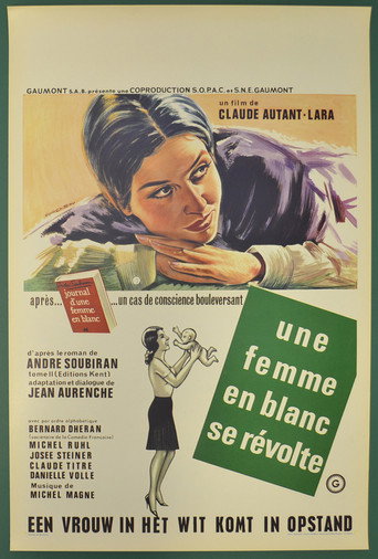 Cartel de Une femme en blanc se révolte
