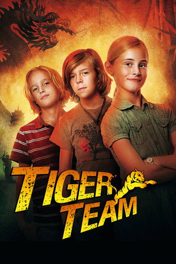 Cartel de El Equipo Tigre: la Montaña de los Mil Dragones