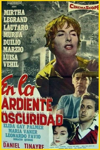 Cartel de En la ardiente oscuridad