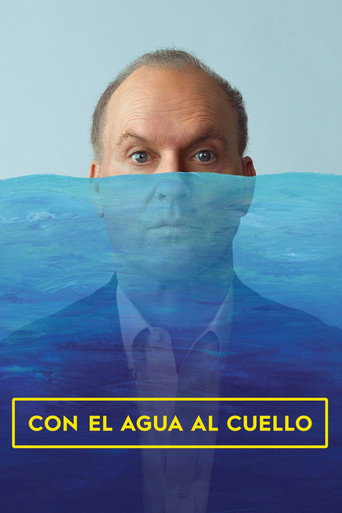 Cartel de Con el agua al cuello
