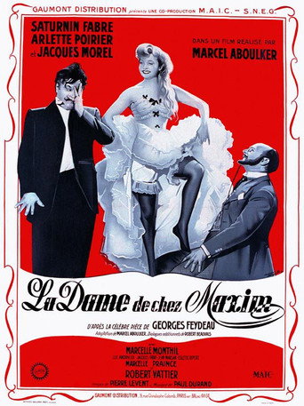Cartel de La Dame de chez Maxim