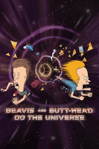 Cartel de Beavis y Butt-Head: Recorren el Universo