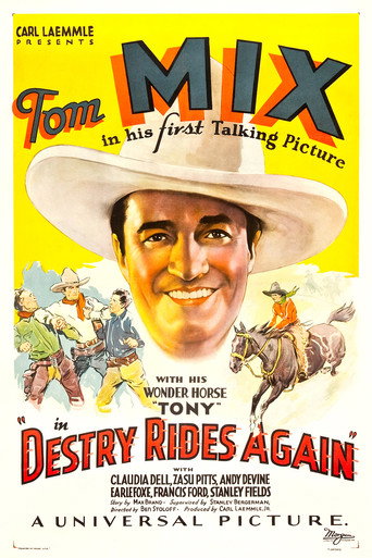 Cartel de Destry Rides Again