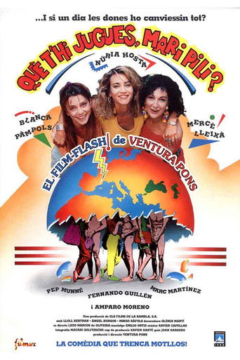 Cartel de ¿Qué te juegas, Mari Pili?