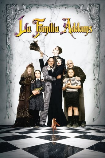 Cartel de La familia Addams