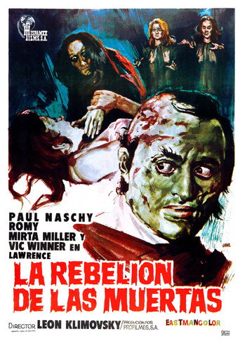 Cartel de La rebelión de las muertas
