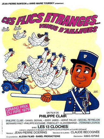 Cartel de Ces flics étranges venus d'ailleurs