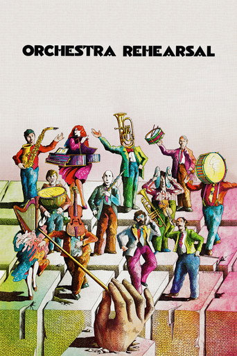 Cartel de Ensayo de orquesta