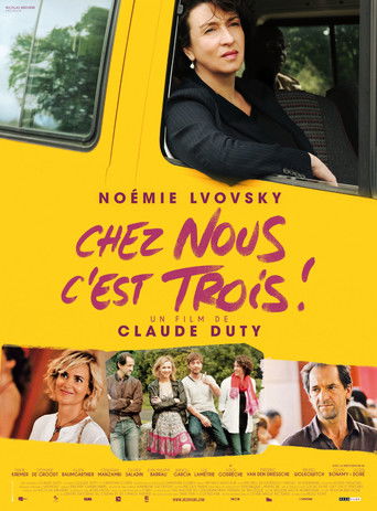 Cartel de Chez nous c'est trois !