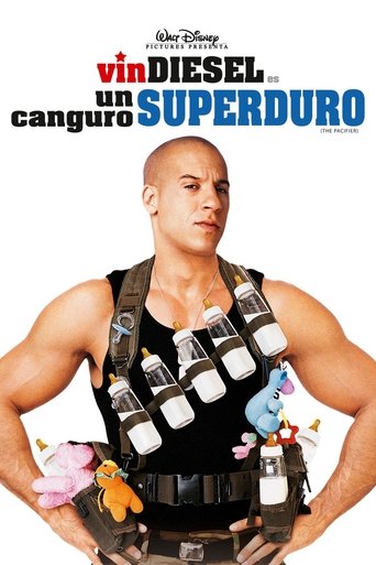 Cartel de Un canguro superduro