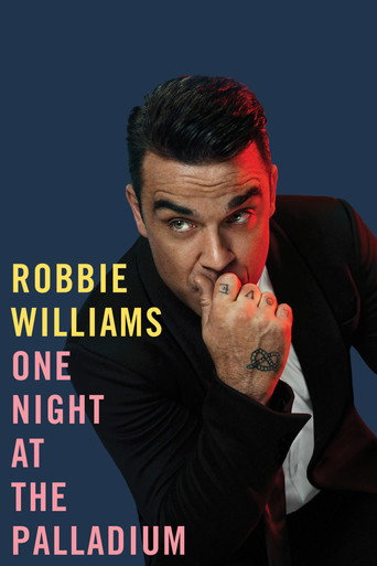 Cartel de Robbie Williams - One Night At the Palladium