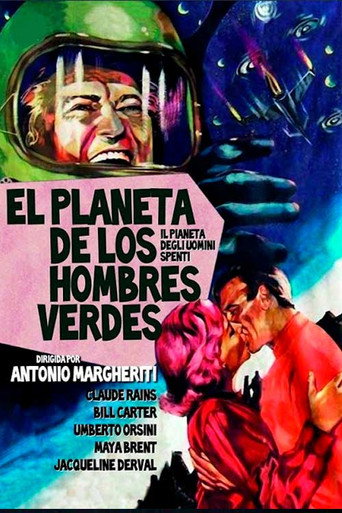 Cartel de El planeta de los hombres verdes