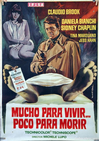 Cartel de Mucho para vivir... poco para morir
