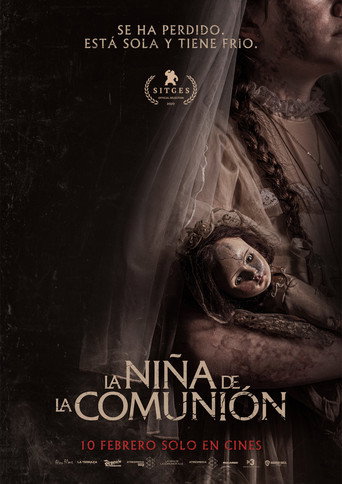 Cartel de La niña de la comunión