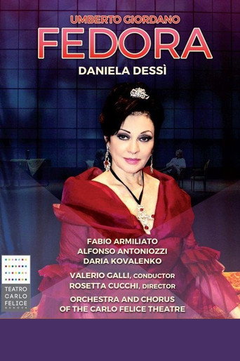 Cartel de Fedora - Teatro Carlo Felice