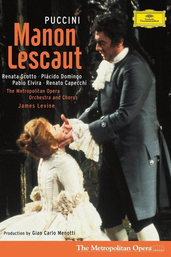 Cartel de Puccini: Manon Lescaut
