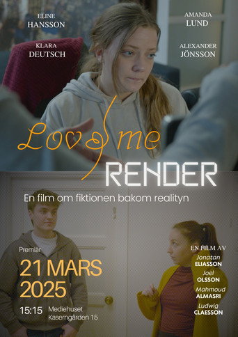 Cartel de Love Me Render