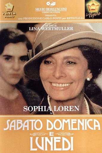 Cartel de Sabato, domenica e lunedì