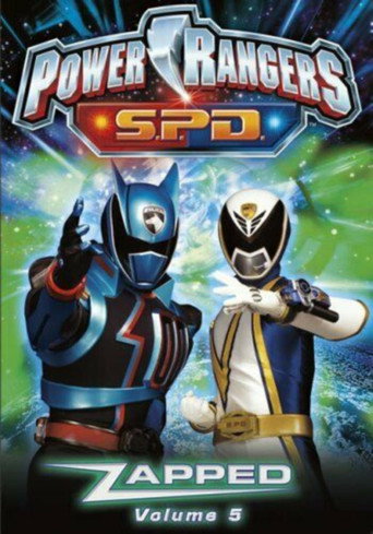 Cartel de Power Rangers S.P.D.: Zapped
