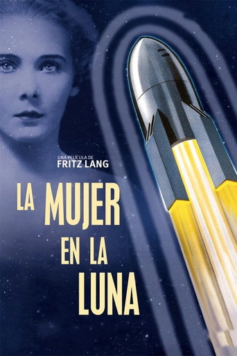 Cartel de La mujer en la luna