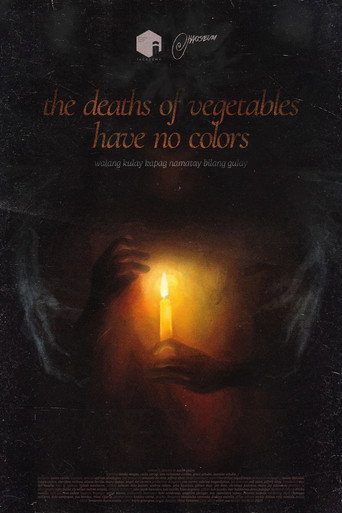 Cartel de the deaths of vegetables have no colors