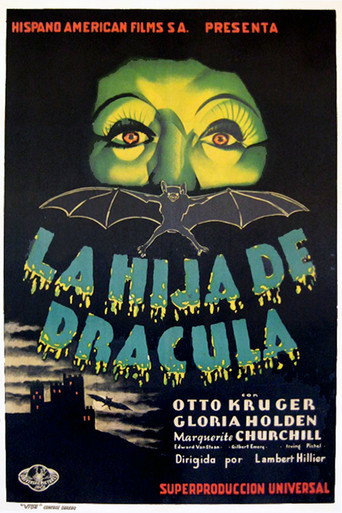 Cartel de La hija de Drácula