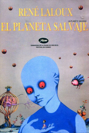 Cartel de El planeta salvaje