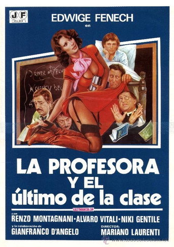 Cartel de La profesora y el último de la clase
