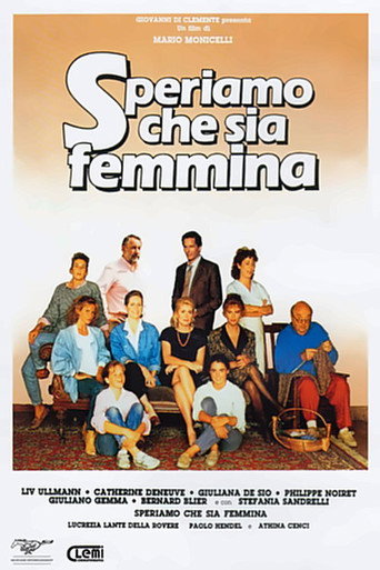 Cartel de Esperemos que sea mujer