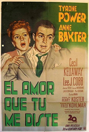 Cartel de El amor que tú me diste