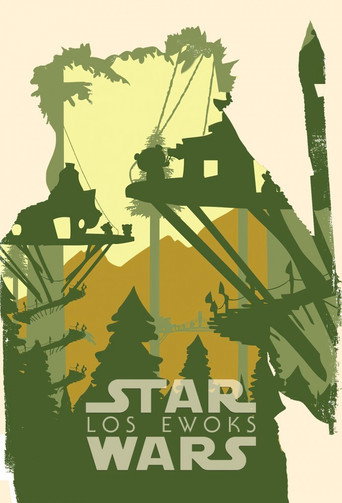 Cartel de Star Wars Los Ewoks