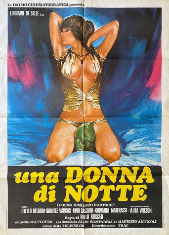 Cartel de Una donna di notte