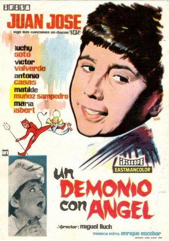 Cartel de Un demonio con ángel