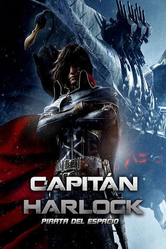 Cartel de Capitán Harlock Pirata del espacio
