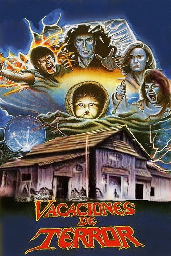 Cartel de Vacaciones de terror