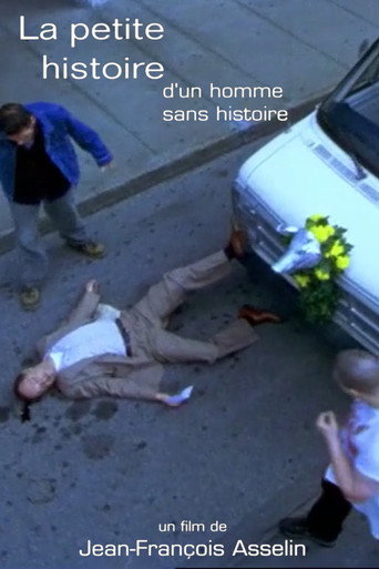Cartel de La petite histoire d'un homme sans histoire