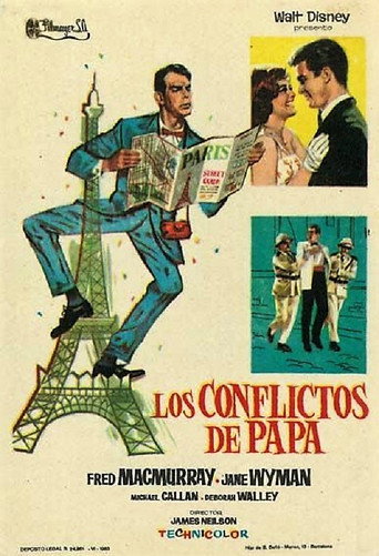 Cartel de Los conflictos de papá