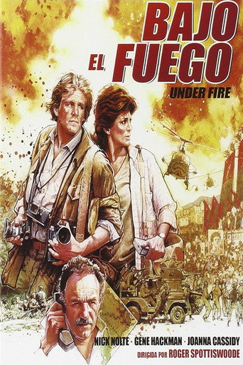 Cartel de Bajo el fuego