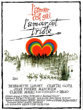 Cartel de L'amour c'est gai, l'amour c'est triste