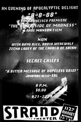Cartel de 8-8-88 Church of Satan Mansonite Rally