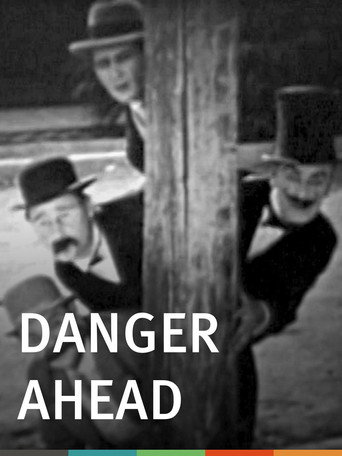 Cartel de Danger Ahead