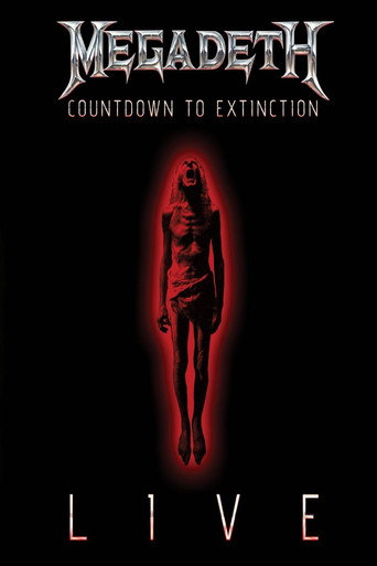 Cartel de Megadeth: Countdown to Extinction - Live