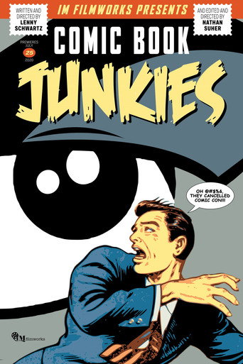 Cartel de Comic Book Junkies